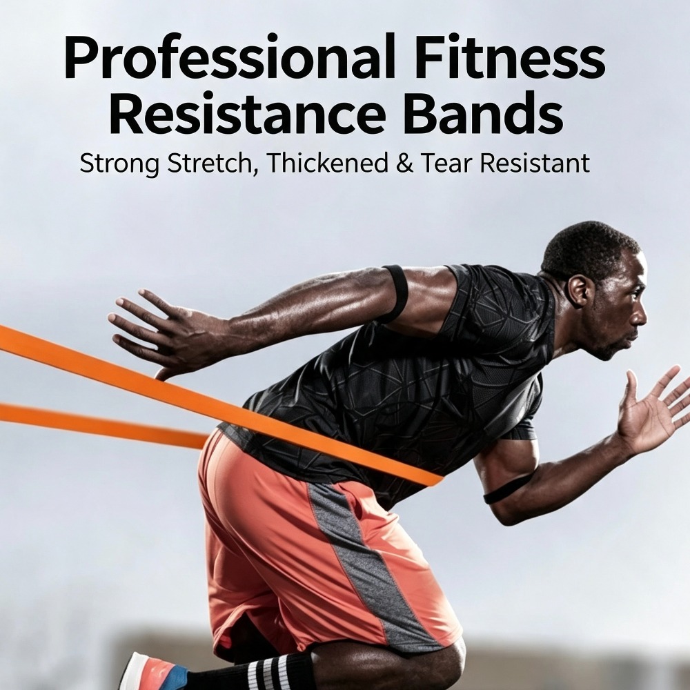 Yoga Fitness Resistance Band - Kalınlaştırılmış Direnç Bantları, Yoga, Fitness Egzersizi,