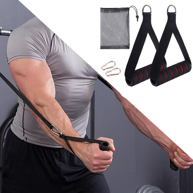 Yoga Fitness Resistance Band - Ağır Hizmet Tipi Kablo Makinesi Tutma